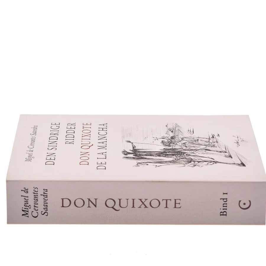 Den sindrige ridder Don Quixote de la Mancha. Bind 1 af M. de Cervantes Saavedra (Bog)