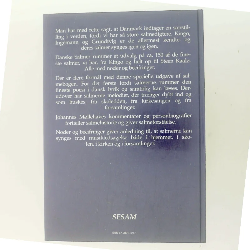 Danske salmer af Johannes Møllehave (Bog)