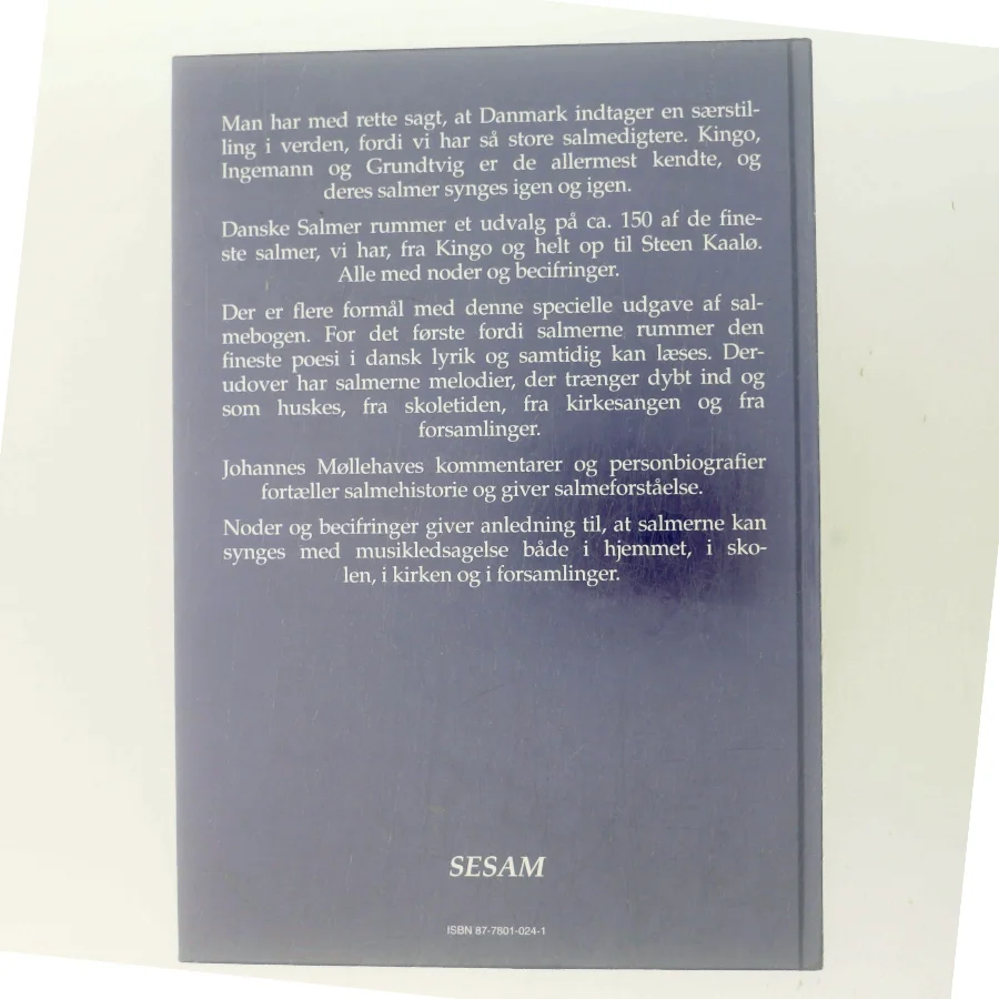 Danske salmer af Johannes Møllehave (Bog)