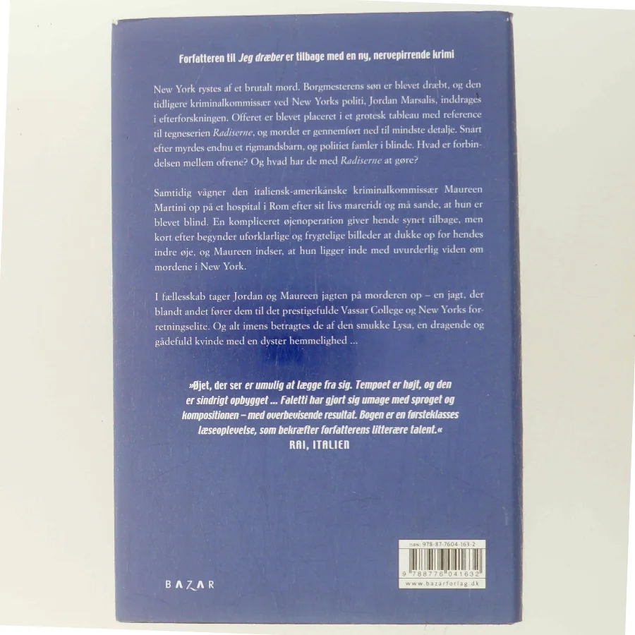 Øjet, der ser af Giorgio Faletti (Bog)