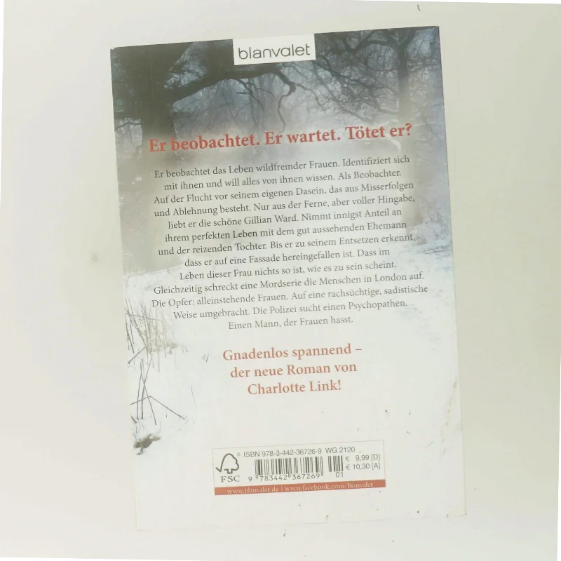 Der Beobachter : Roman af Charlotte Link (Bog)