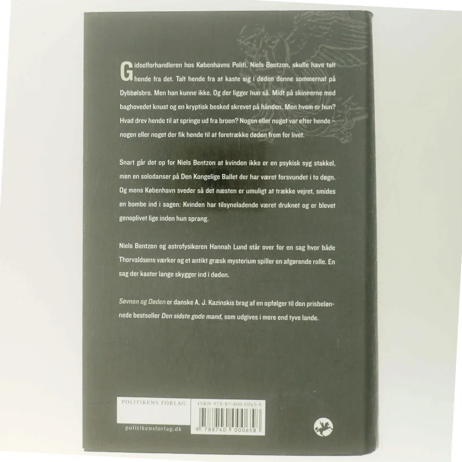 Søvnen og døden af A. J. Kazinski (Bog)