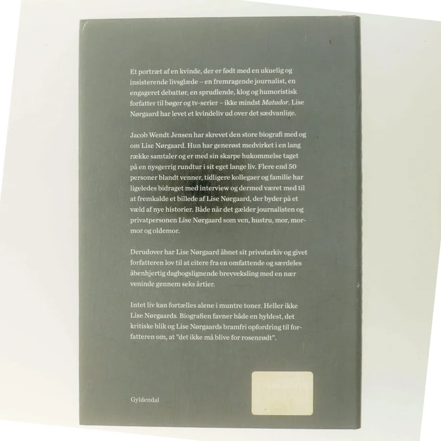 Lise Nørgaard af Jacob Wendt Jensen (Bog)