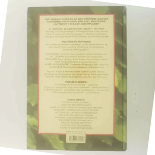 Politikens havebog af John Henriksen (f. 1945) (Bog)