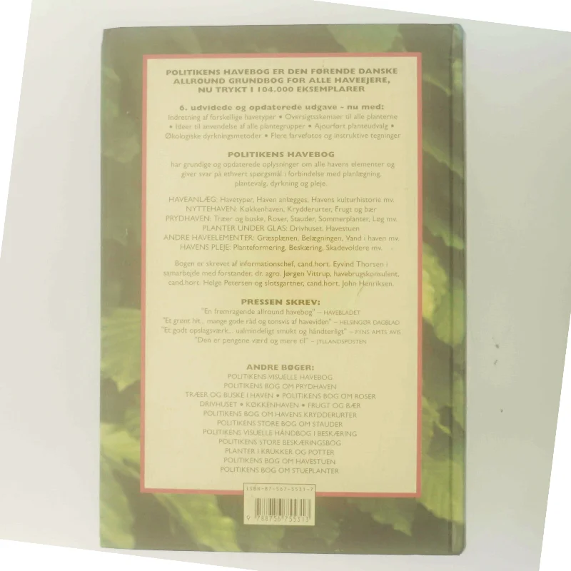 Politikens havebog af John Henriksen (f. 1945) (Bog)