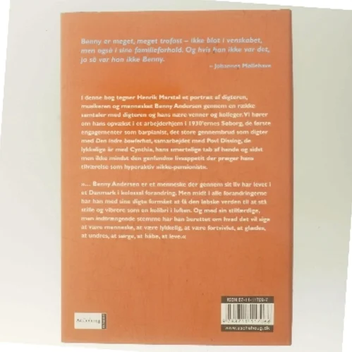 Benny Andersen - et liv ved klaveret af Henrik Marstal (Bog)