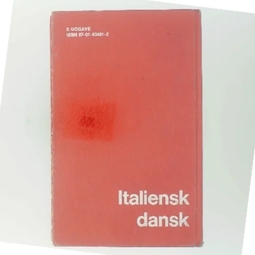 Italiensk-dansk ordbog (Bog)