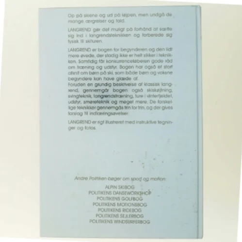 Langrend af Erik Mygind (Bog) fra Politikens Forlag