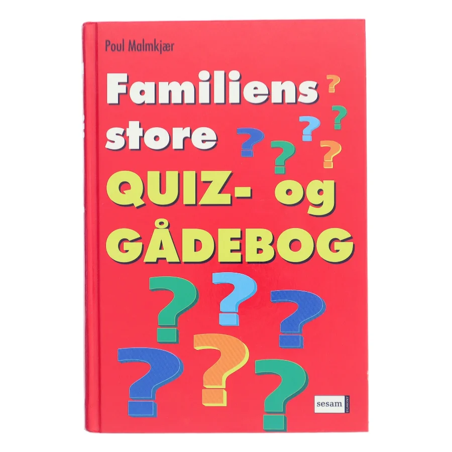 Familiens store quiz- og gådebog af Poul Malmkjær (Bog)