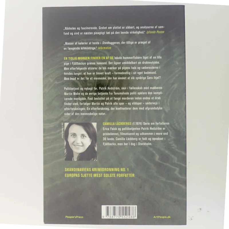 Stenhuggeren : kriminalroman af Camilla Läckberg (Bog)