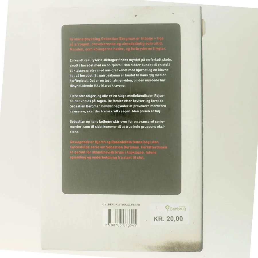 De uegnede : kriminalroman af Michael Hjorth (f. 1963-05-13) (Bog)