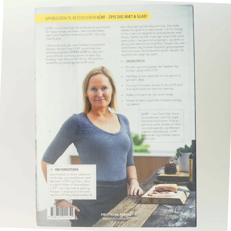 Mæt & Slank med LCHF af Jane Faerber (Bog)