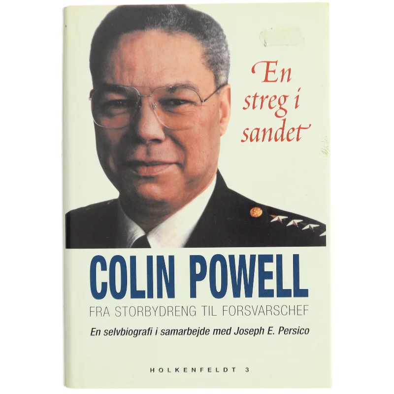 En streg i sandet : fra storbydreng til forsvarschef : en selvbiografi (Bog)