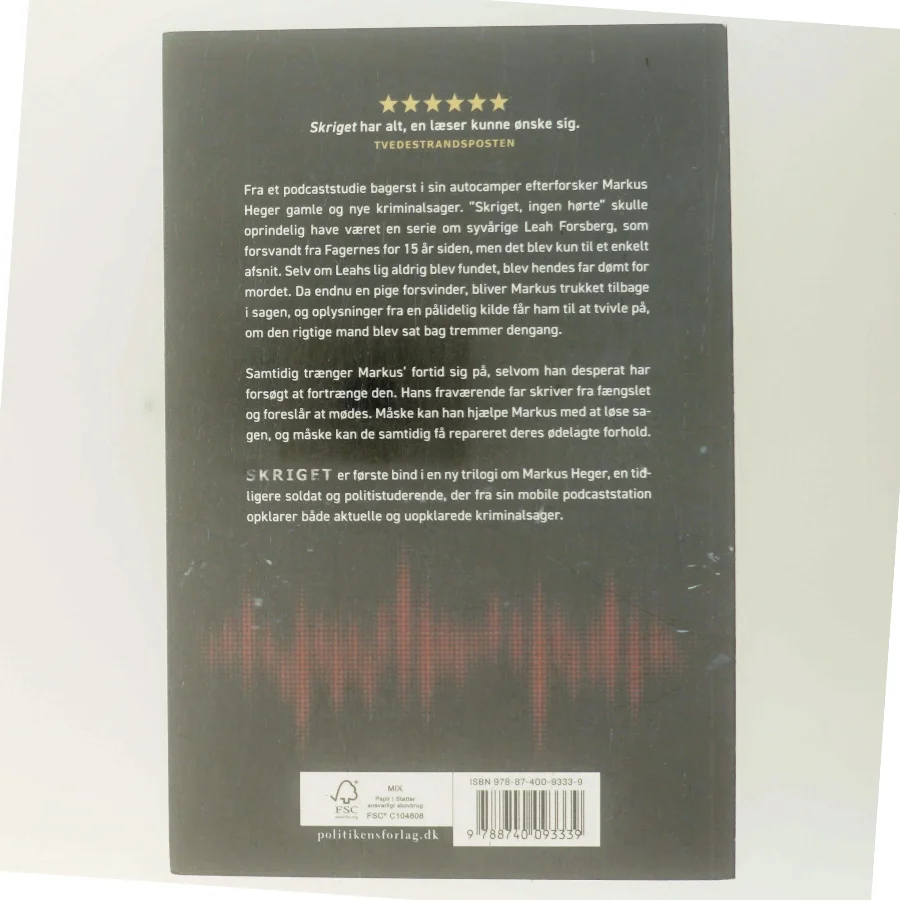 Skriget af Jørn Lier Horst (Bog)