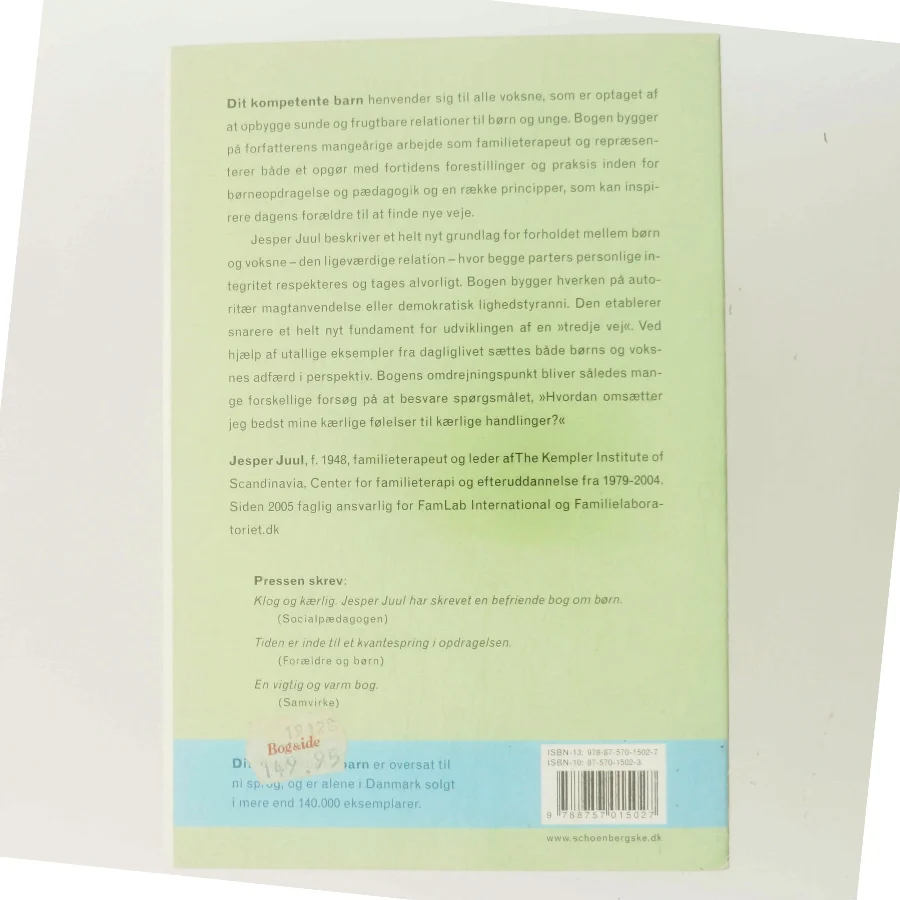 Dit Kompetente Barn af Juul, Jesper (Bog)