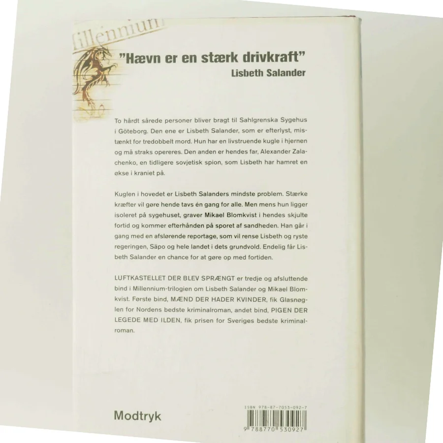 Luftkastelletderblevsprngt Stir up a Hornets' Nest of Girl. Shi Dige Larsen. the Danish Original. Hardcover](chinese Edition) af Stieg Larsson (Bog)