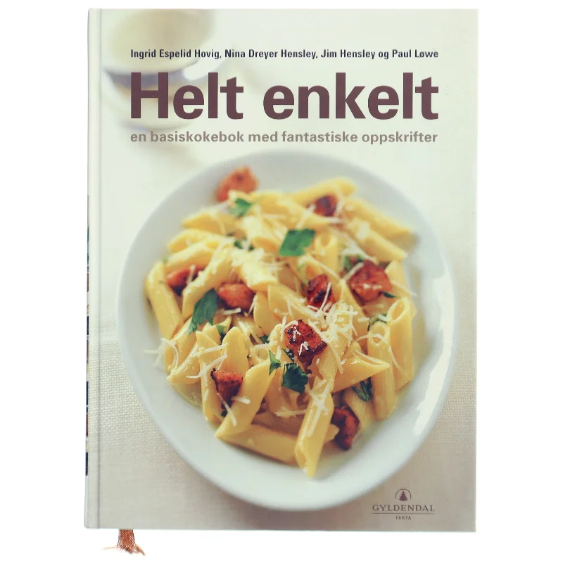 Kogebog 'Helt enkelt' fra Gyldendal