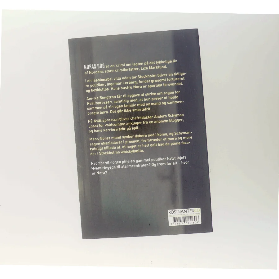 Noras bog : krimi af Liza Marklund (Bog)