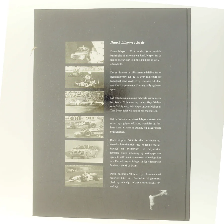 Dansk bilsport i 50 år af <Bogens forfattere> (Bog)