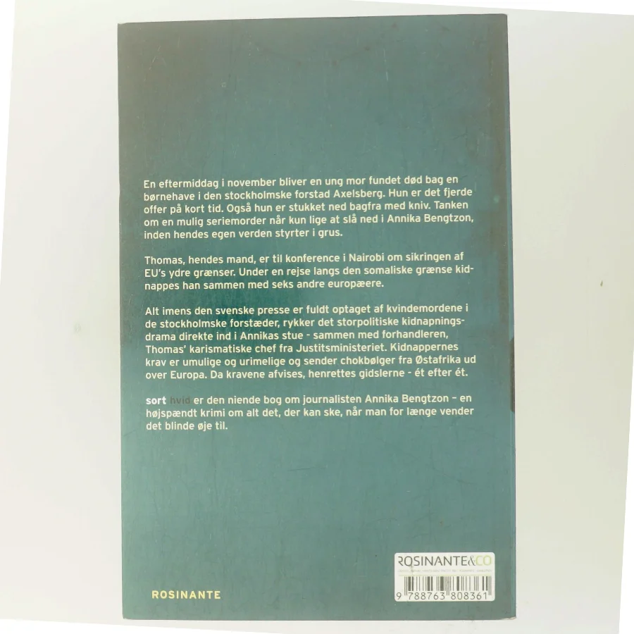 Sort hvid af Liza Marklund (Bog)