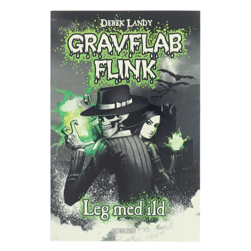 Gravflab Flink - leg med ild af Derek Landy (Bog)