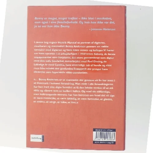 Benny Andersen - et liv ved klaveret af Henrik Marstal (Bog)