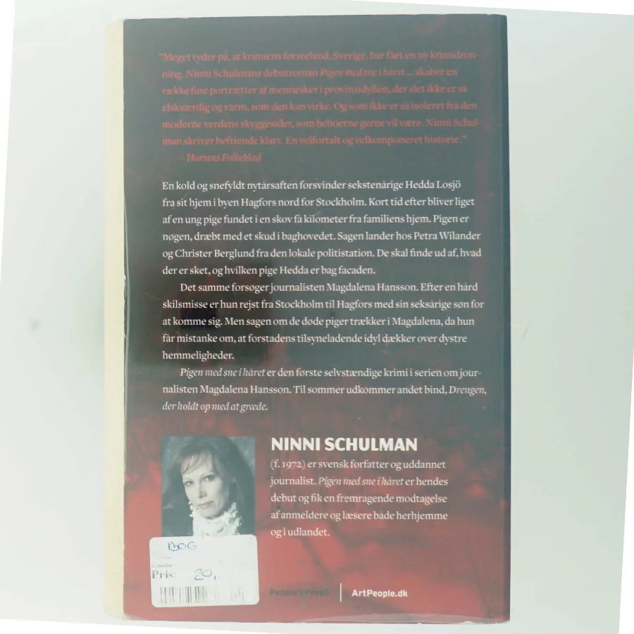 Pigen med sne i håret af Ninni Schulman fra People'sPress