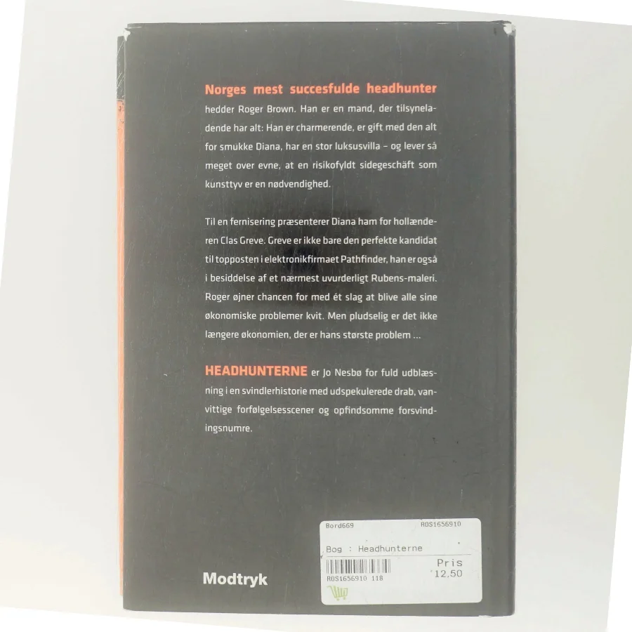 Headhunterne af Jo Nesbø (Bog)