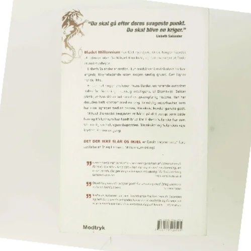 Det der ikke slår os ihjel af David Lagercrantz (Bog)