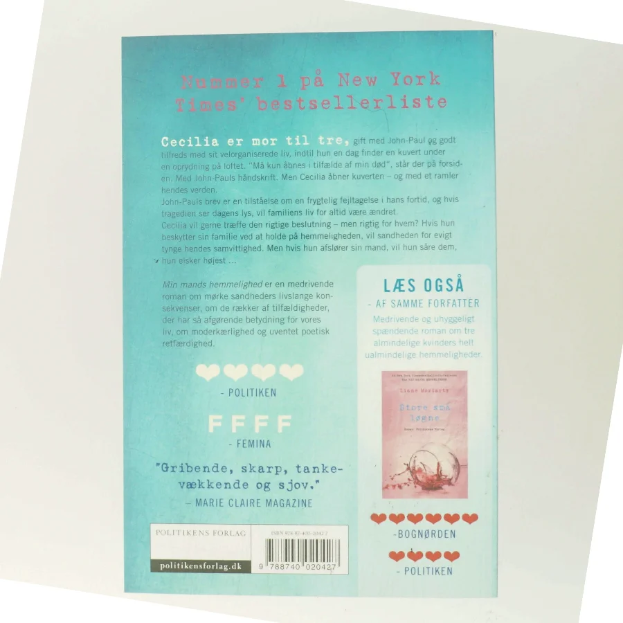 Min mands hemmelighed af Liane Moriarty (Bog)