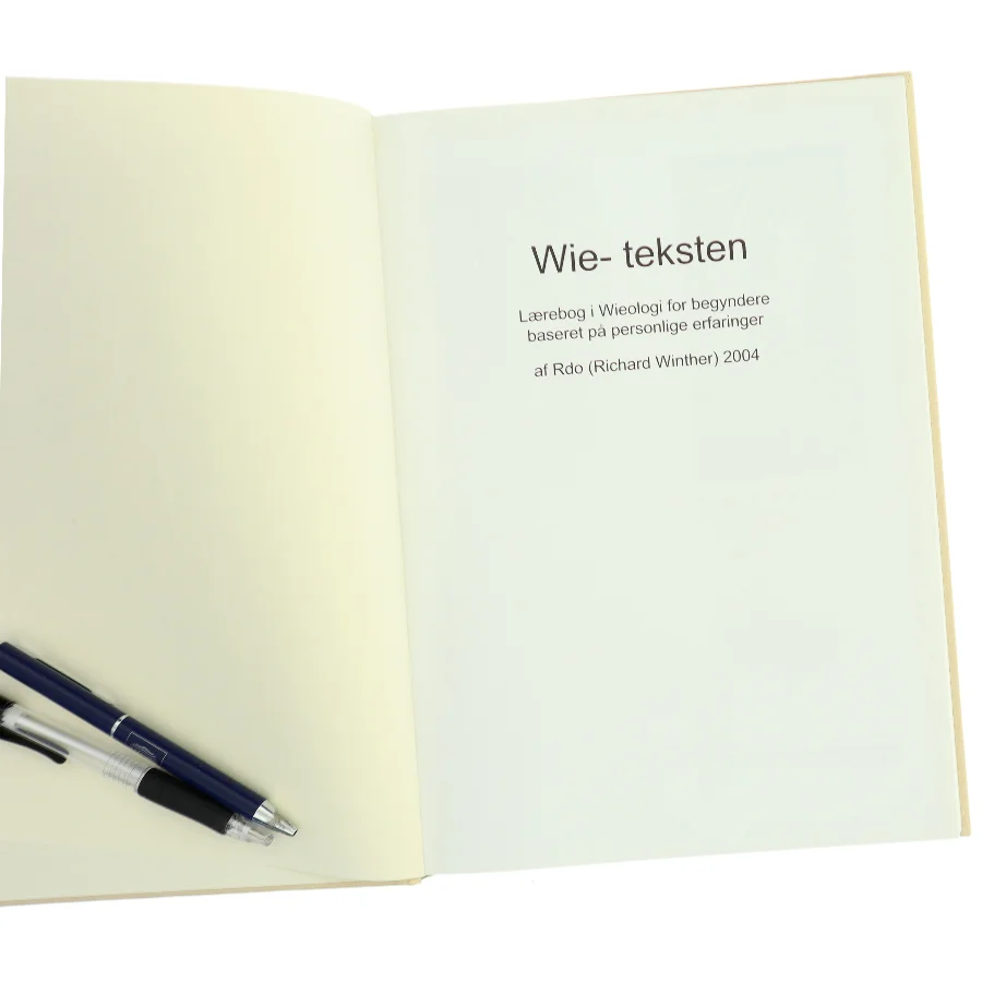 Wie- teksten af Rdo (Richard Winther) (Bog)