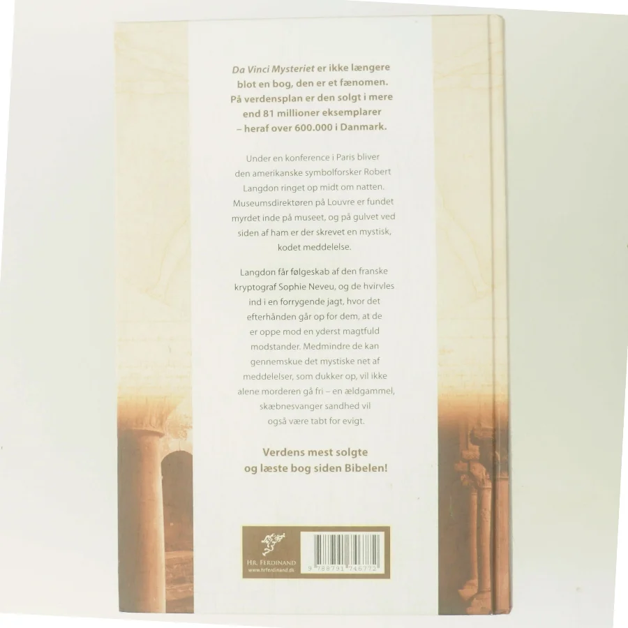 Da Vinci mysteriet af Dan Brown (Bog)