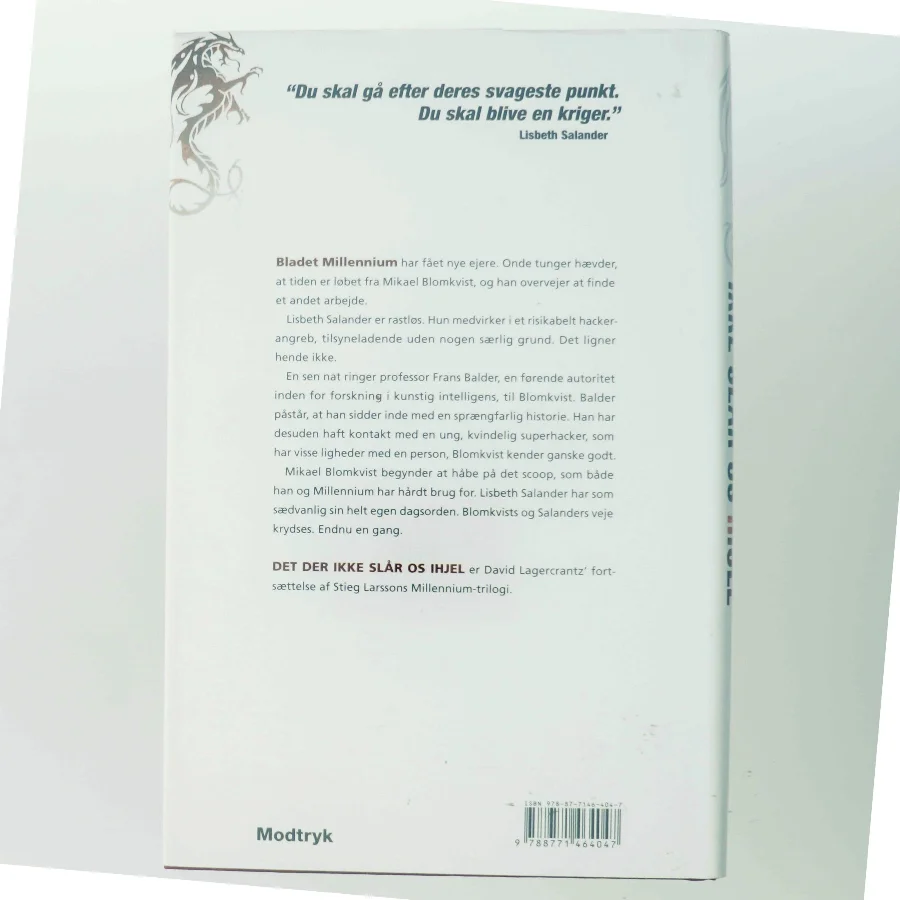 Det der ikke slår os ihjel af David Lagercrantz (Bog)