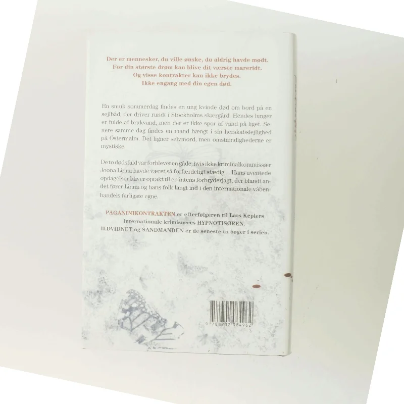 Paganinikontrakten : Kriminalroman (Danish Language) af Lars Kepler (Bog)