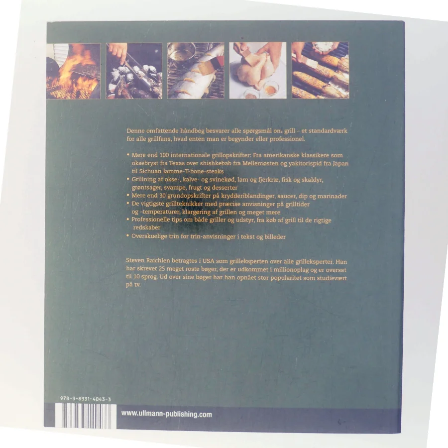 Grillhåndbog : de rigtige teknikker : klassiske og nye opskrifter på perfekt grillmad af Steven Raichlen (Bog)
