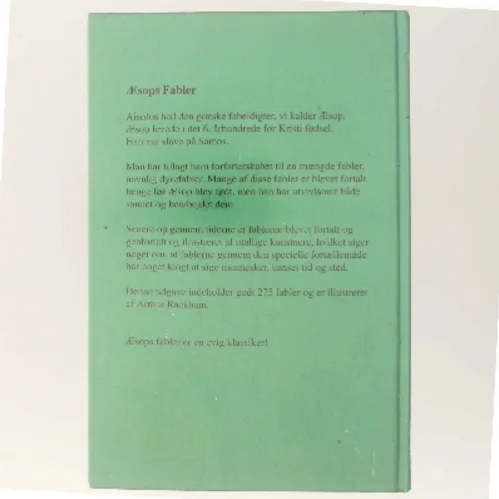 Æsops Fabler af Æsop (Bog)