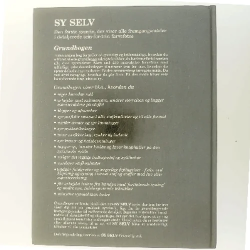 SY SELV af Ukendt (Bog)