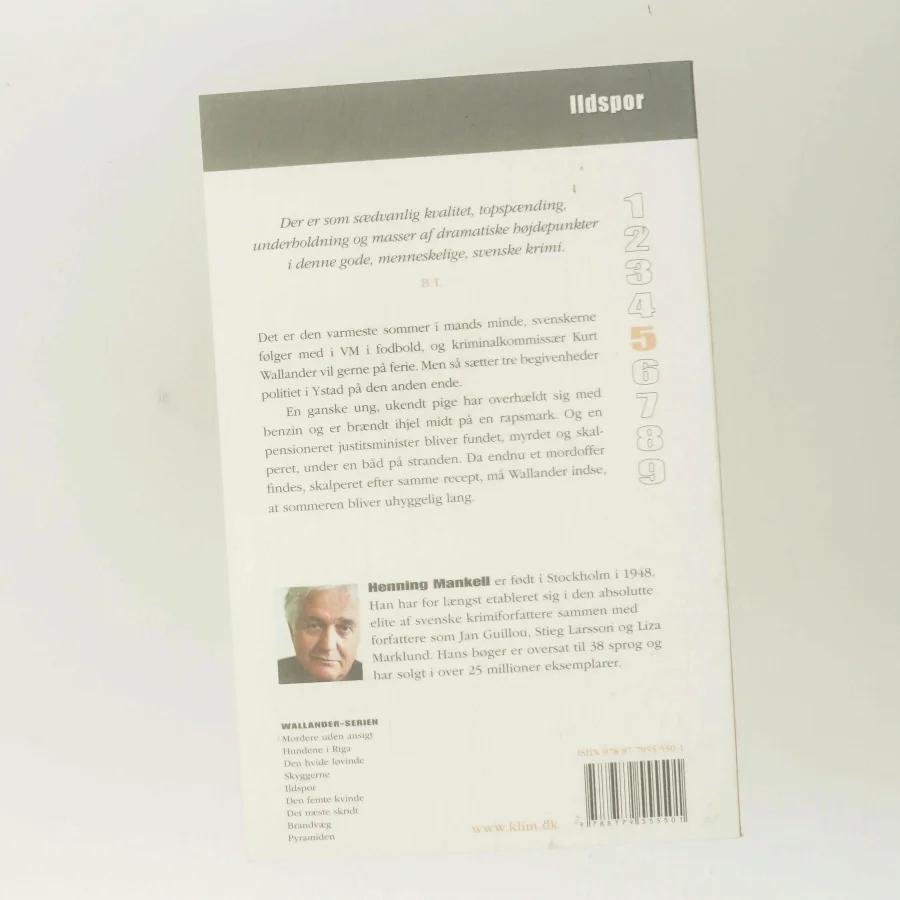 Ildspor af Henning Mankell (Bog)