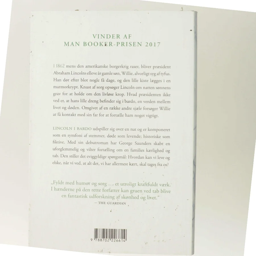 Lincoln i bardo : roman af George Saunders (f. 1958) (Bog)