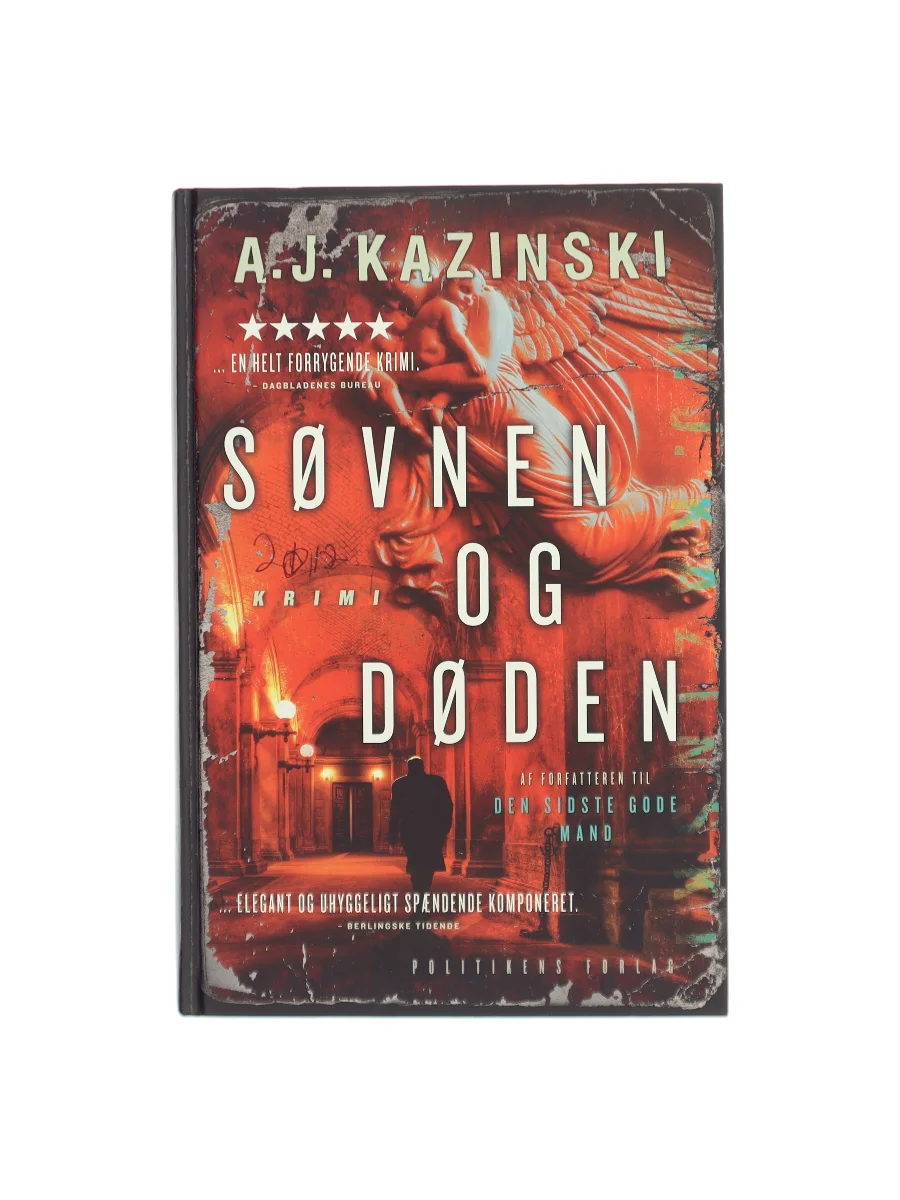 Forsiden af Søvnen og døden af A.J. Kazinski