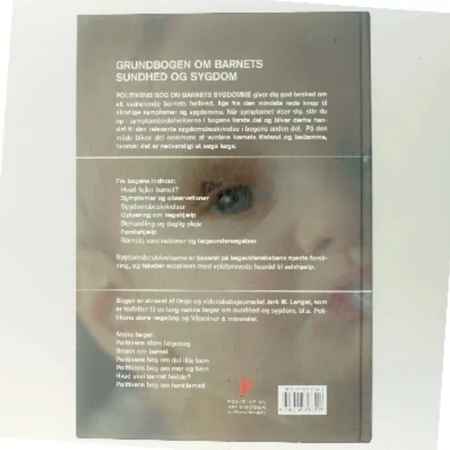 Politikens bog om barnets sygdomme af Jerk W. Langer (Bog)