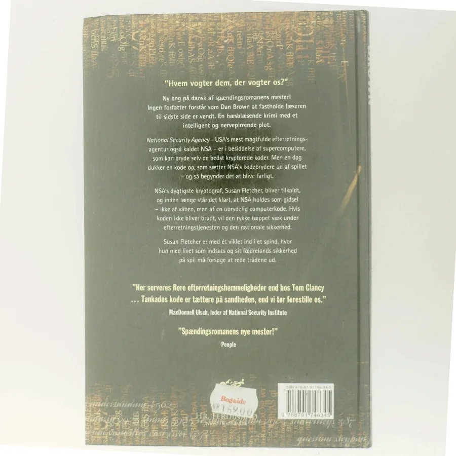 Tankados kode af Dan Brown (Bog)