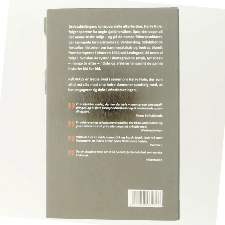 Rødhals af Jo Nesbø (Bog)