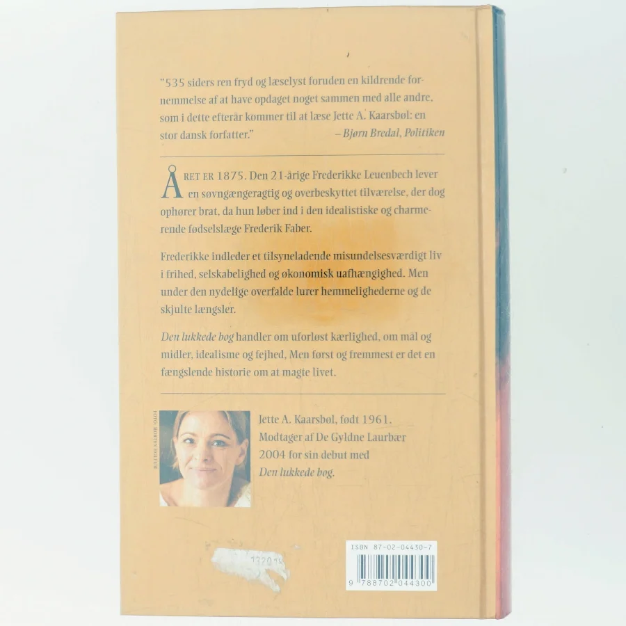 Den lukkede bog af Jette A. Kaarsbøl (Bog)