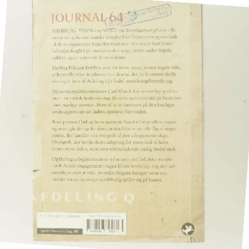 Journal 64 af Jussi Adler-Olsen (Bog)