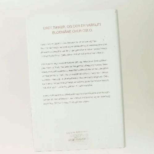 Blodmånen af Jo Nesbø (Bog)