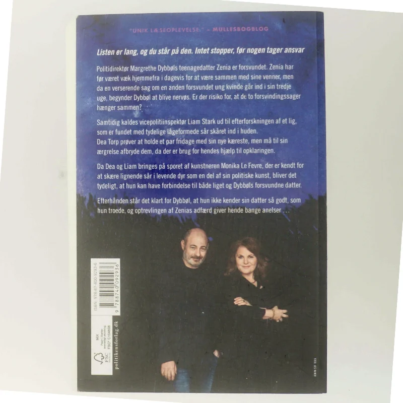 Sår af Sara Blædel (Bog)