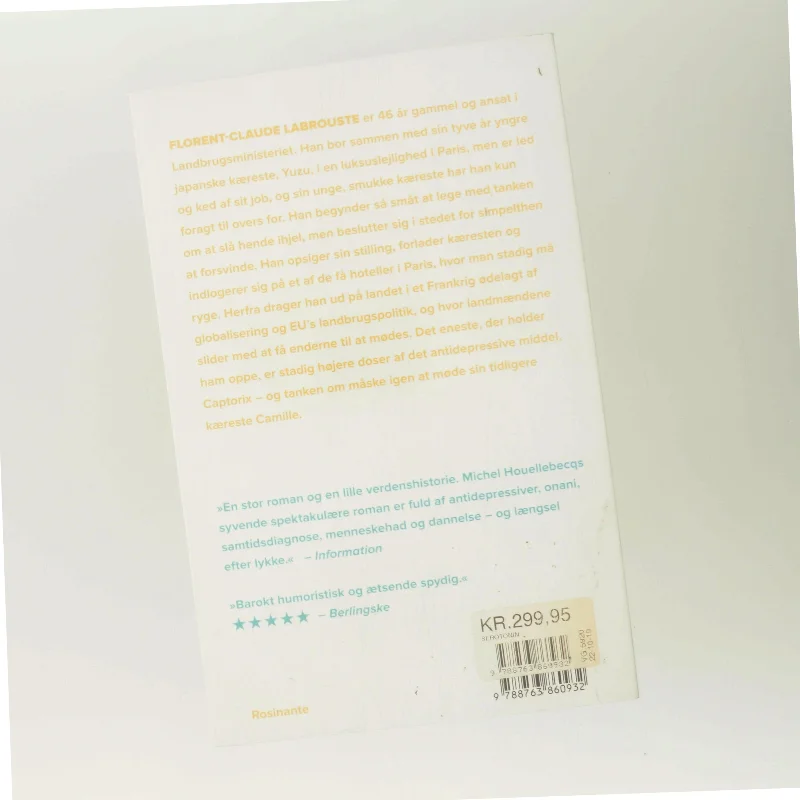 Serotonin (Sæt) af Michel Houellebecq (Bog)