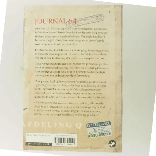Journal 64 : krimithriller af Jussi Adler-Olsen (Bog)