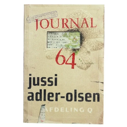 Journal 64 : krimithriller af Jussi Adler-Olsen (Bog)